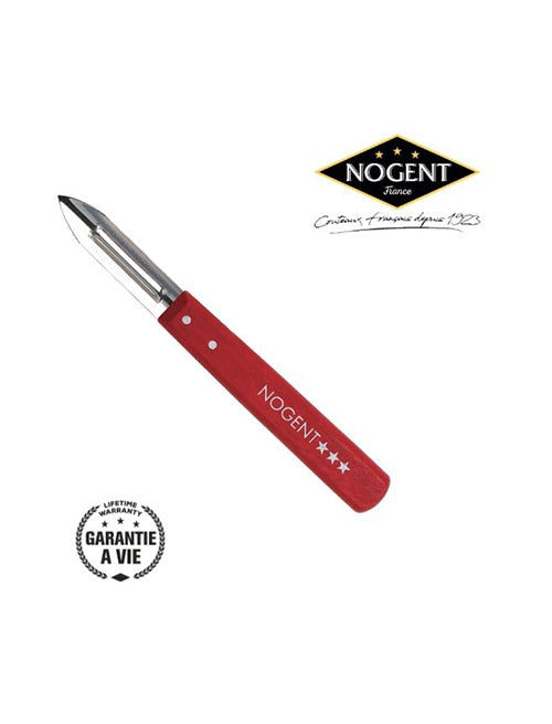 Nogent Double Edge Peeler Red-Accessories-Nogent-Carbon Knife Co