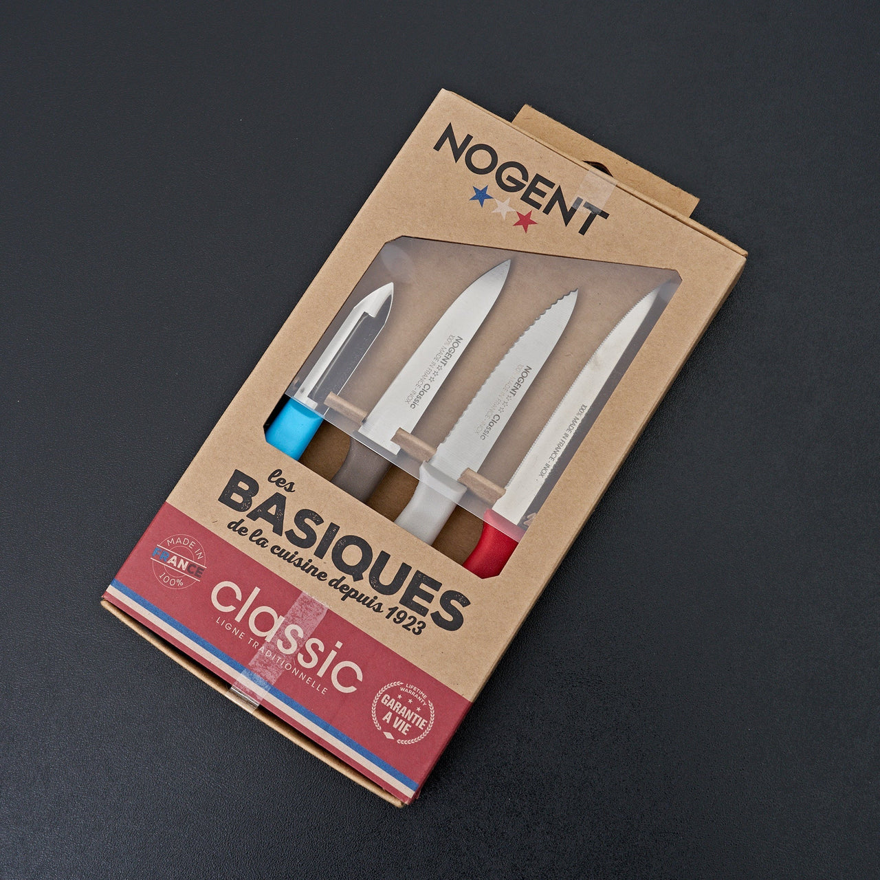 Nogent Kitchen Essentials Set Blue, Biscuit, Grey, Red Peeler-Knife-Nogent-Carbon Knife Co