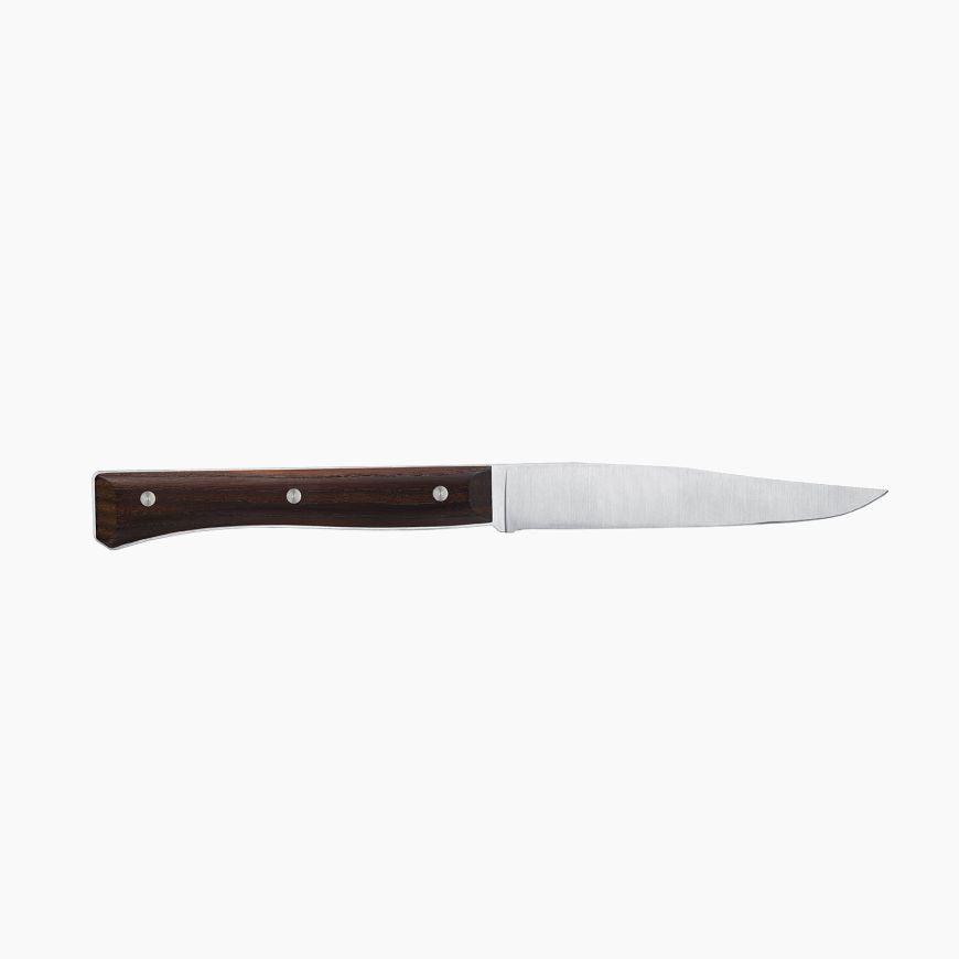 Opinel Facette Full-Tang Steak Knives - Dark Ash-Knife-Opinel-Carbon Knife Co