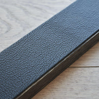 Piotr the Bear Black Leather and Oak Knife Magnet 16"