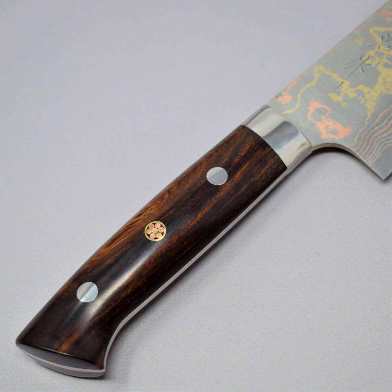 Saji Rainbow Damascus Bunka-Knife-Takeshi Saji-Carbon Knife Co