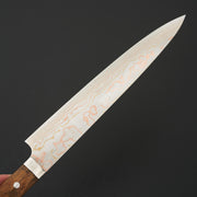 Saji Rainbow Damascus Sujihiki 270mm-Knife-Takeshi Saji-Carbon Knife Co