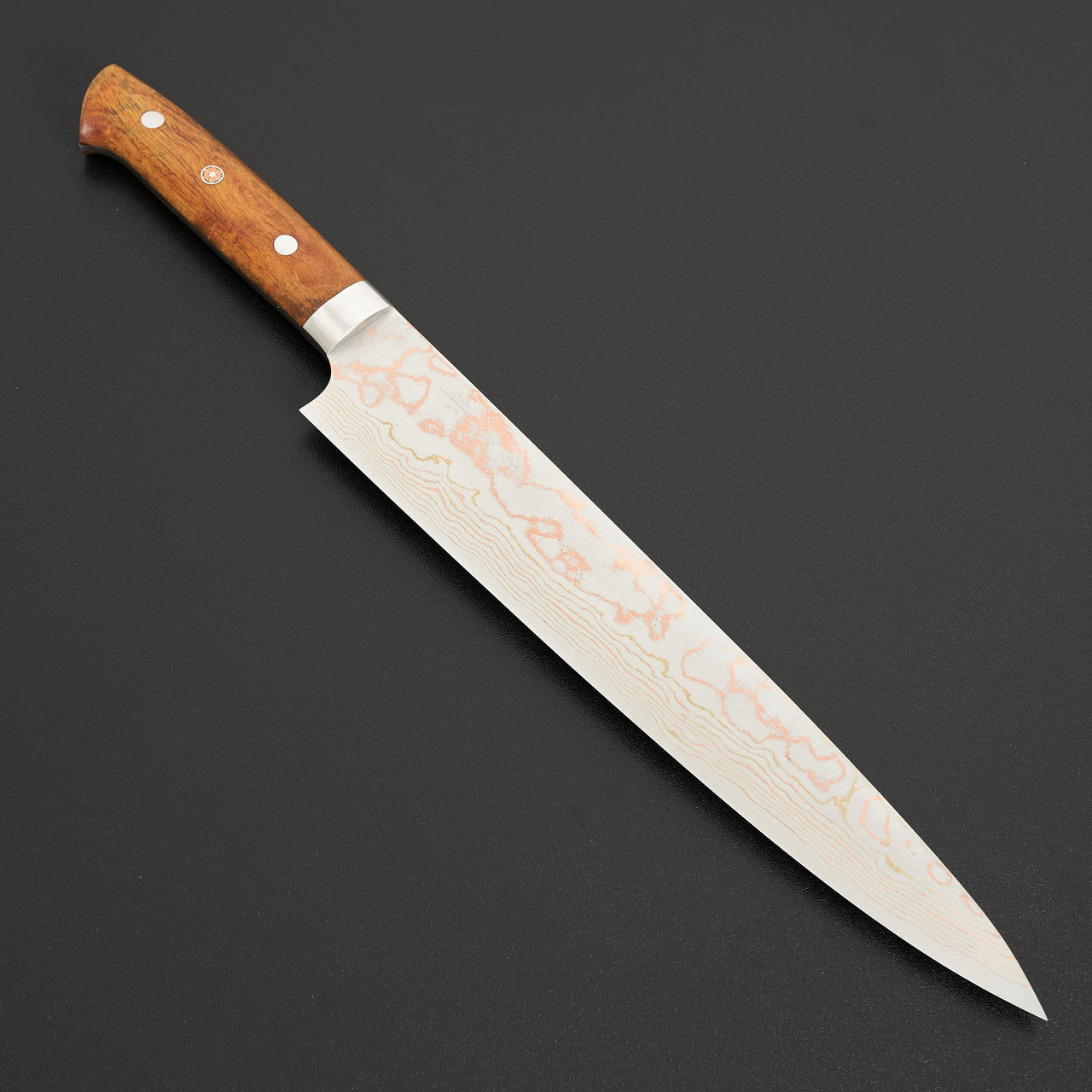Saji Rainbow Damascus Sujihiki 270mm-Knife-Takeshi Saji-Carbon Knife Co
