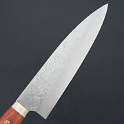 Saji SRS13 Diamond Tsuchime Gyuto 210mm Karin Handle-Knife-Takeshi Saji-Carbon Knife Co