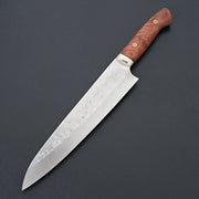 Saji SRS13 Diamond Tsuchime Gyuto 240mm Karin Handle-Knife-Takeshi Saji-Carbon Knife Co