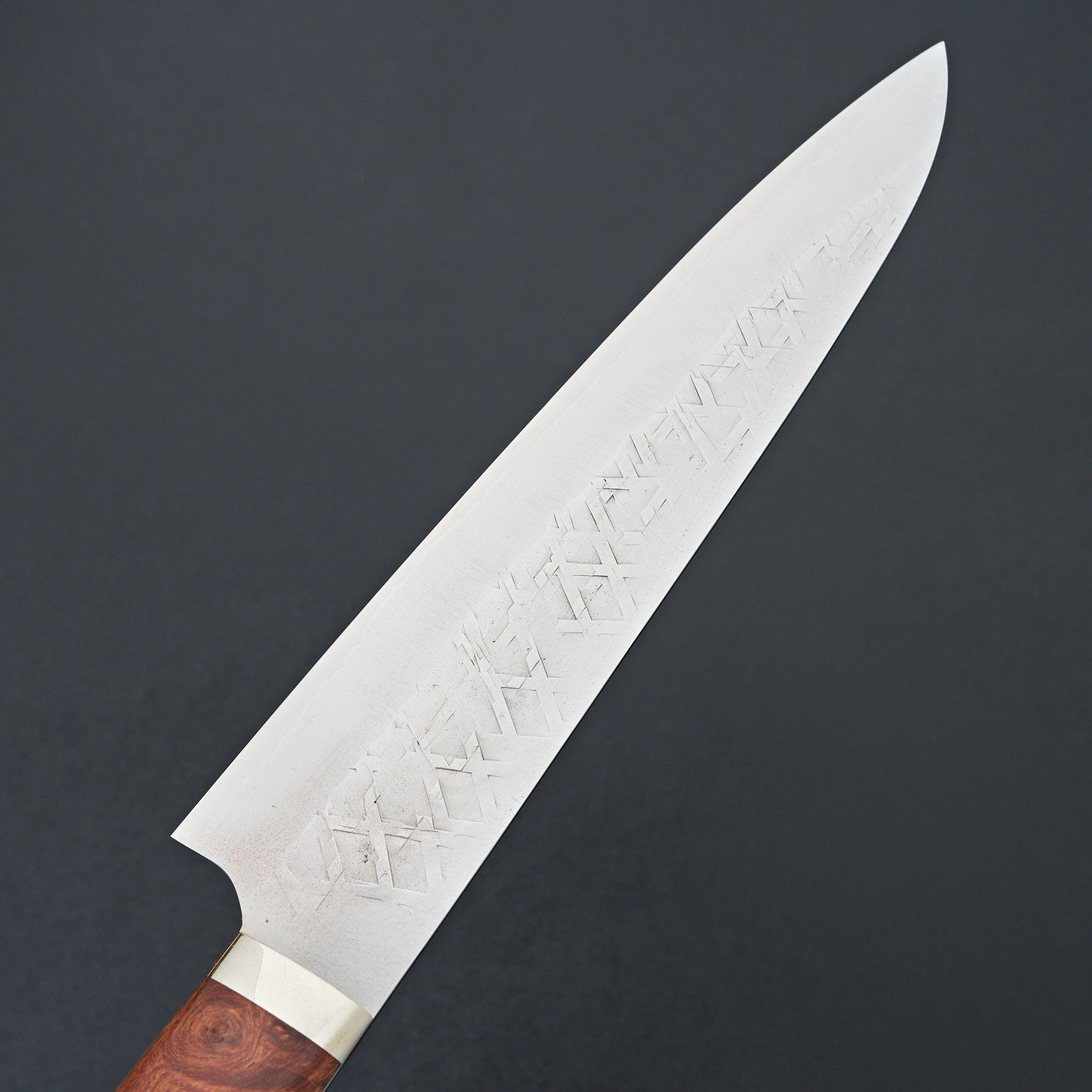 Saji SRS13 Diamond Tsuchime Gyuto 240mm Karin Handle-Knife-Takeshi Saji-Carbon Knife Co