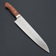 Saji SRS13 Diamond Tsuchime Gyuto 240mm Karin Handle-Knife-Takeshi Saji-Carbon Knife Co