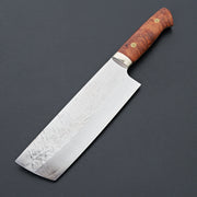 Saji SRS13 Diamond Tsuchime Nakiri 170mm Karin Handle-Knife-Takeshi Saji-Carbon Knife Co