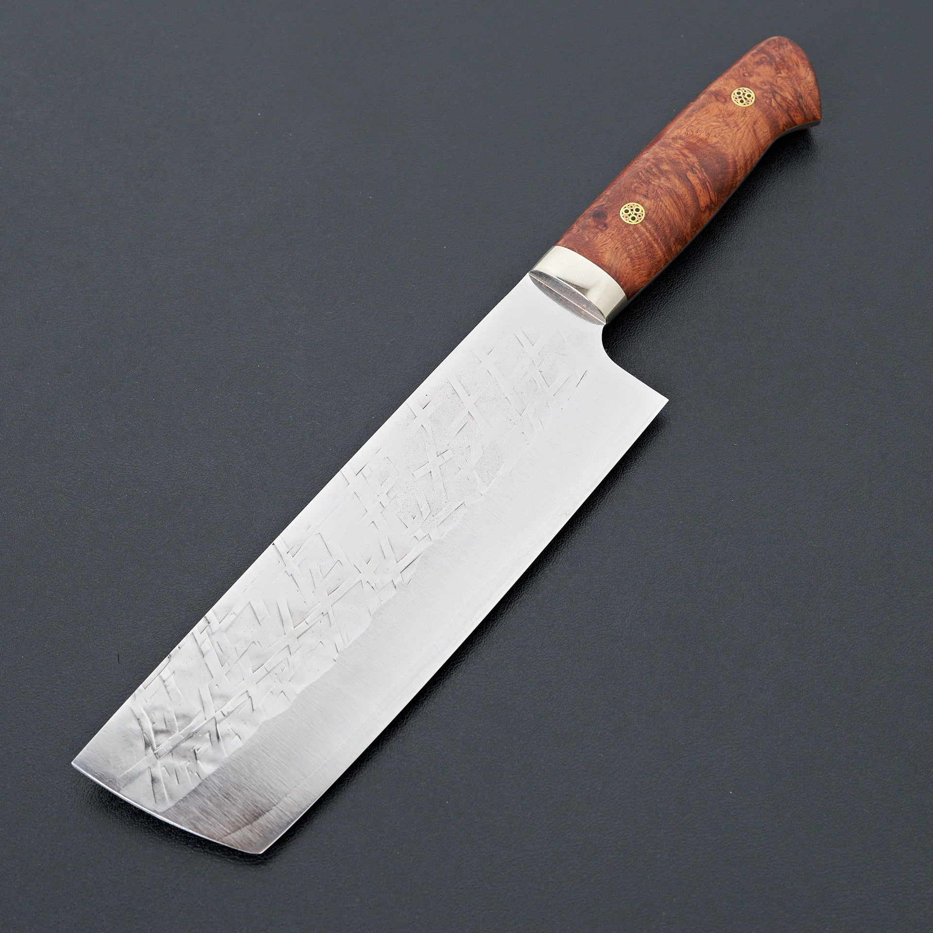 Saji SRS13 Diamond Tsuchime Nakiri 170mm Karin Handle-Knife-Takeshi Saji-Carbon Knife Co