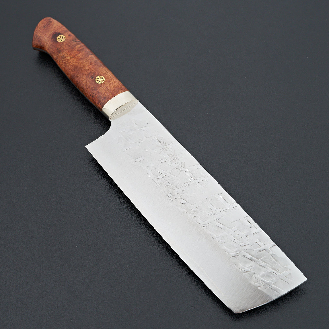 Saji SRS13 Diamond Tsuchime Nakiri 170mm Karin Handle-Knife-Takeshi Saji-Carbon Knife Co