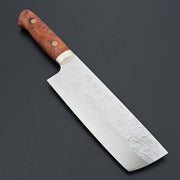 Saji SRS13 Diamond Tsuchime Nakiri 170mm Karin Handle-Knife-Takeshi Saji-Carbon Knife Co