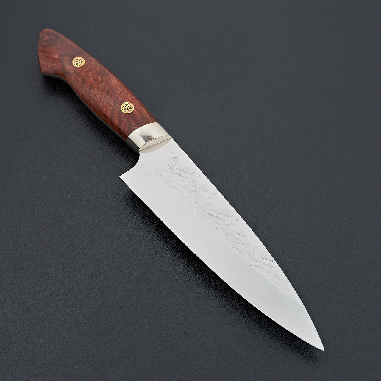 Saji SRS13 Diamond Tsuchime Petty 130 Karin Handle-Knife-Takeshi Saji-Carbon Knife Co