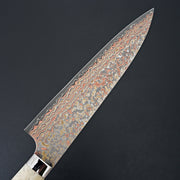 Saji Yushoku Damascus Gyuto 210mm-Knife-Nakaya-Carbon Knife Co