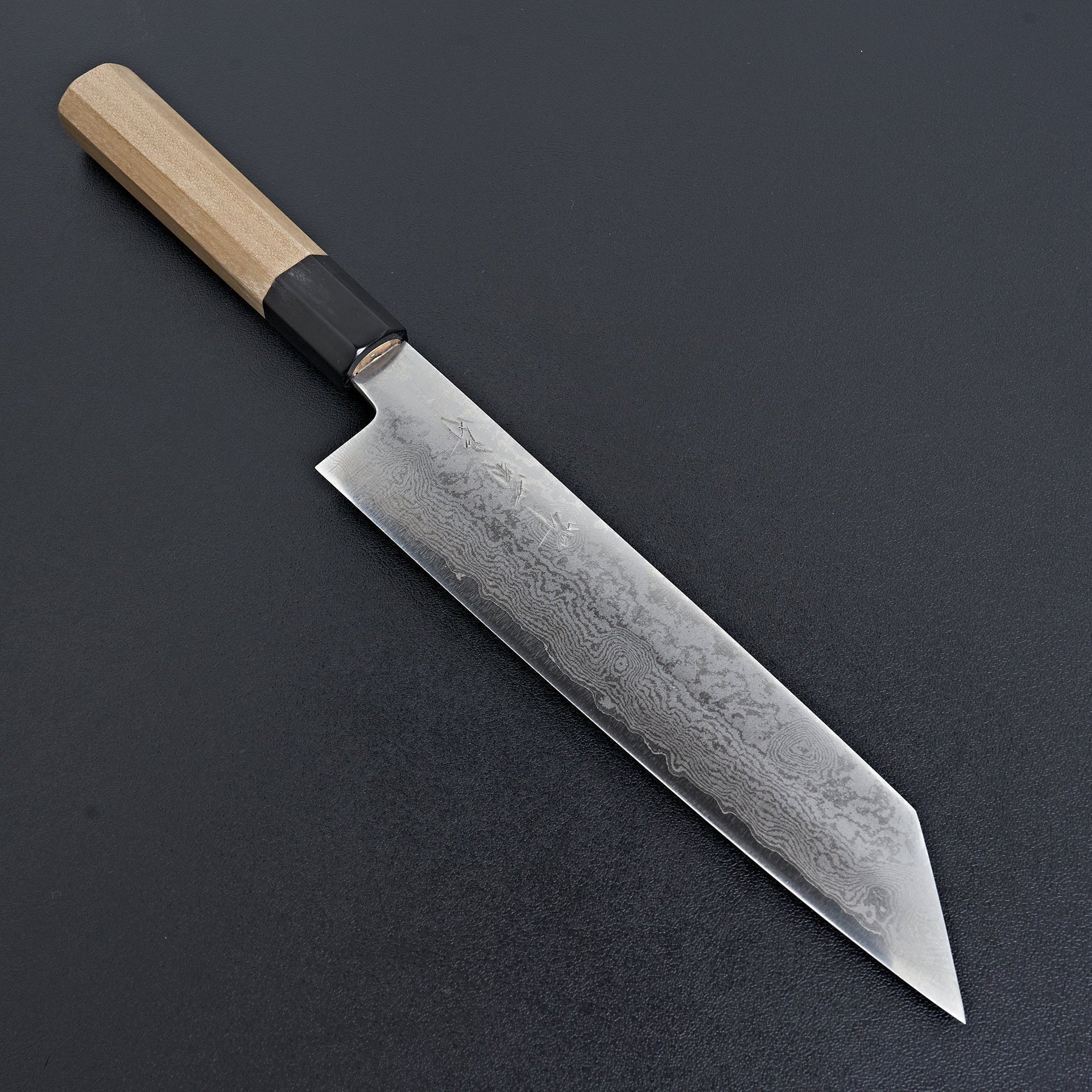 Sakai Kikumori Ginsan Damascus Kiritsuke Gyuto 210mm-Knife-Sakai Kikumori-Carbon Knife Co