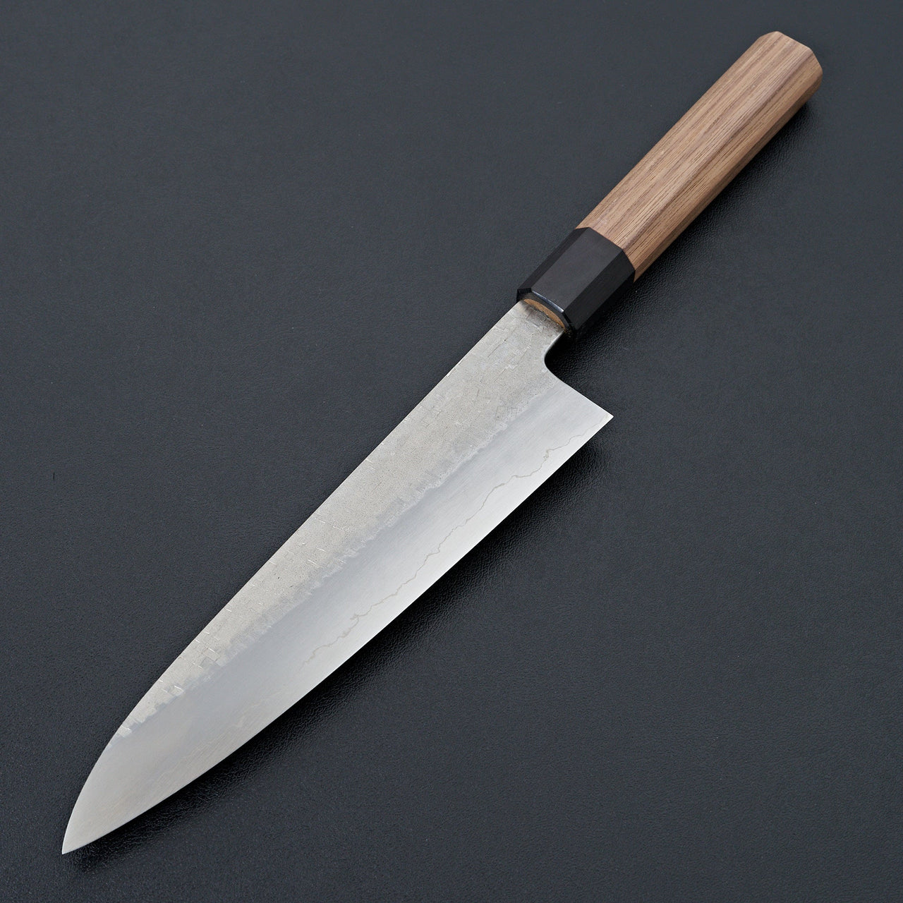 Sakai Kikumori Ginsan Tsuchime Gyuto 210mm-Knife-Sakai Kikumori-Carbon Knife Co