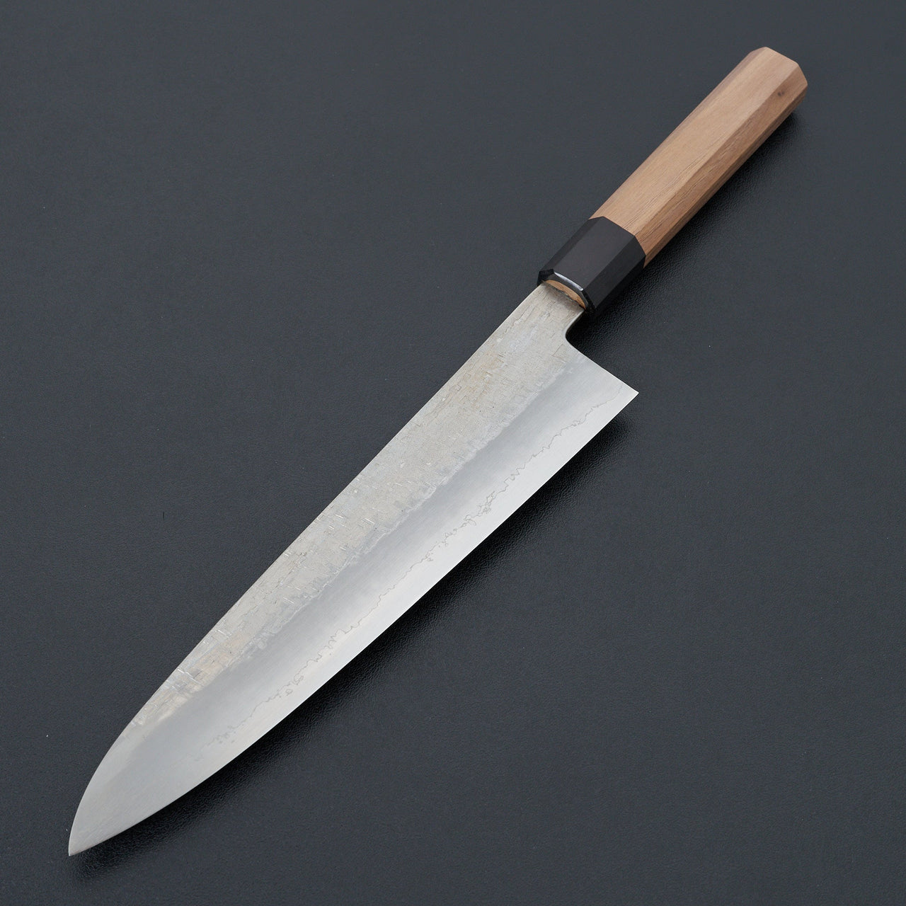 Sakai Kikumori Ginsan Tsuchime Gyuto 240mm-Knife-Sakai Kikumori-Carbon Knife Co