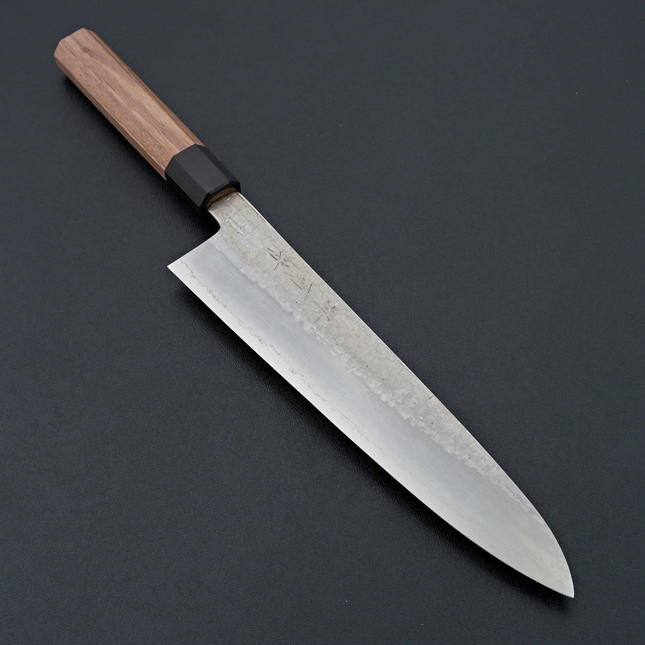 Sakai Kikumori Ginsan Tsuchime Gyuto 240mm-Knife-Sakai Kikumori-Carbon Knife Co