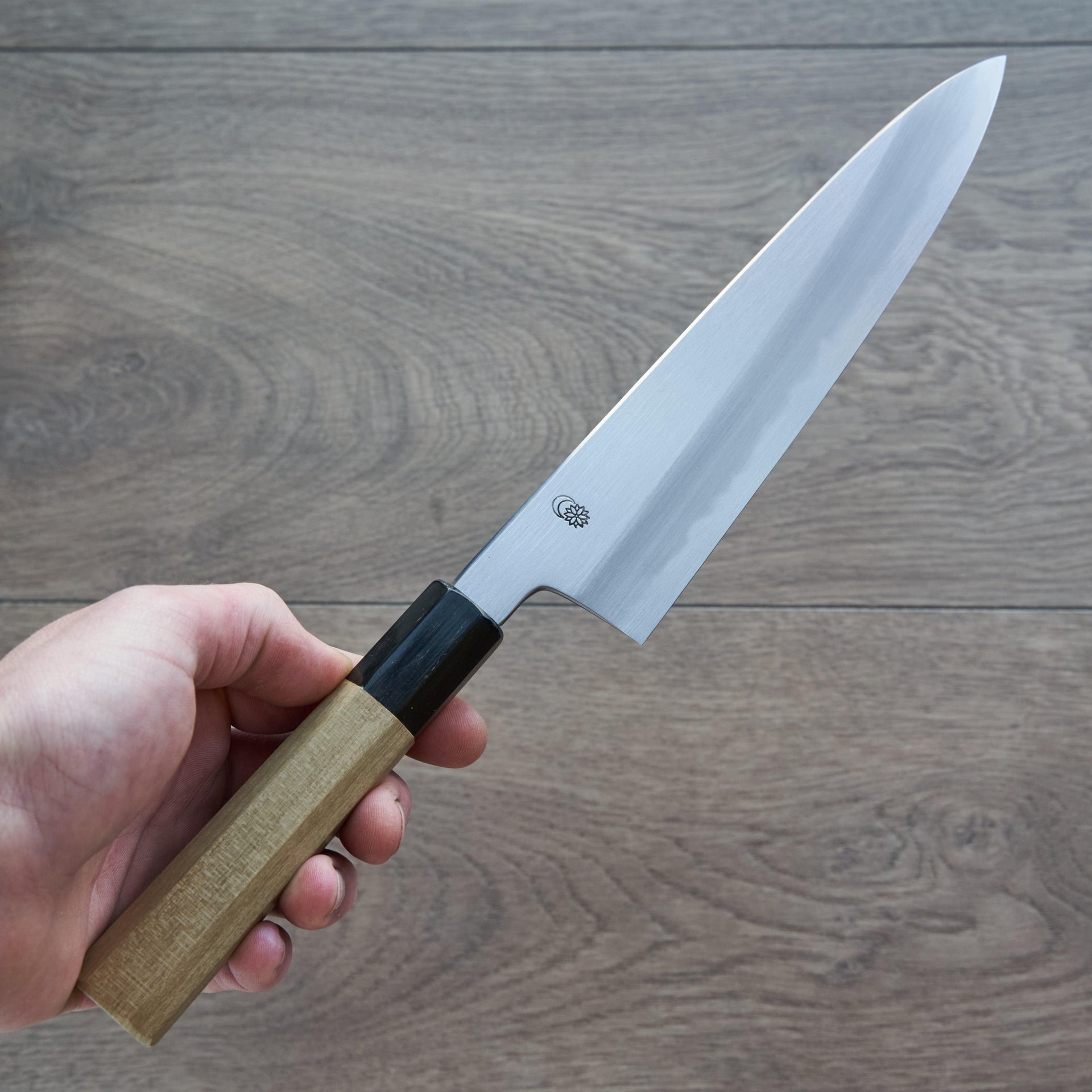 Sakai Kikumori Kikuzuki Kasumi Gyuto 210mm-Knife-Sakai Kikumori-Carbon Knife Co
