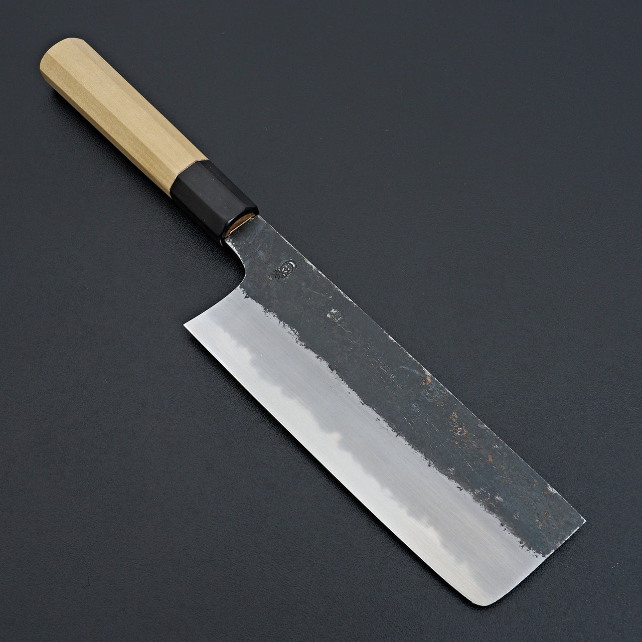 Sakai Kikumori Kikuzuki Kuro Nakiri 180mm-Knife-Sakai Kikumori-Carbon Knife Co