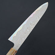 Sakai Kikumori Minamo ATS-34 Damascus Gyuto 240mm-Knife-Sakai Kikumori-Carbon Knife Co