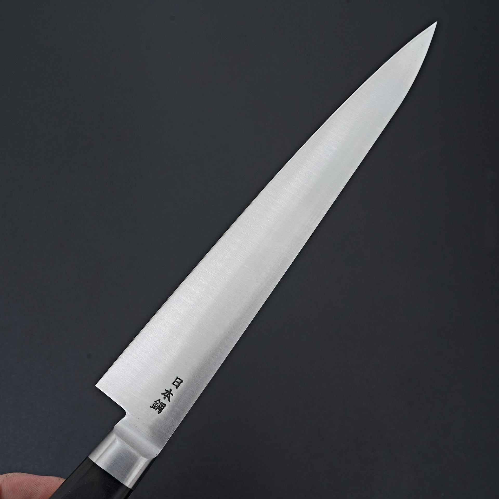 Sakai Kikumori Nihonko Carbon Sujihiki 240mm-Knife-Sakai Kikumori-Carbon Knife Co
