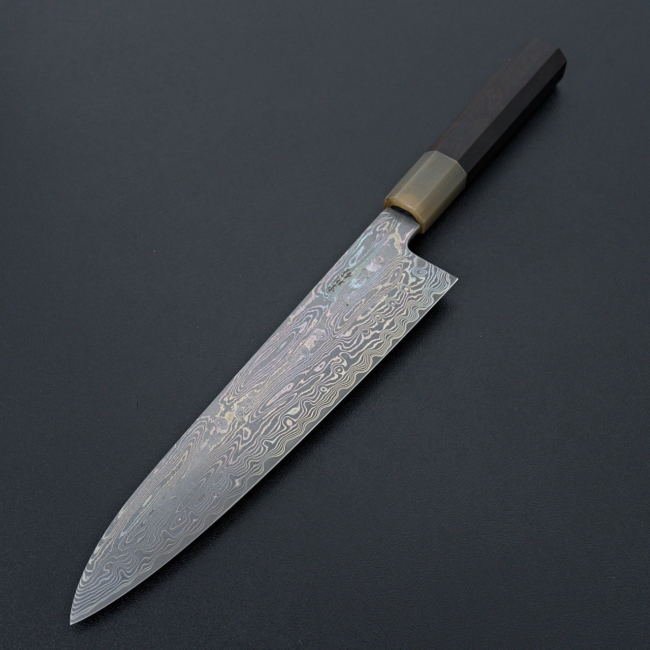 Sakai Kikumori SPG STRIX Damascus Gyuto 210mm-Knife-Sakai Kikumori-Carbon Knife Co