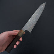 Sakai Kikumori SPG STRIX Damascus Gyuto 210mm-Knife-Sakai Kikumori-Carbon Knife Co