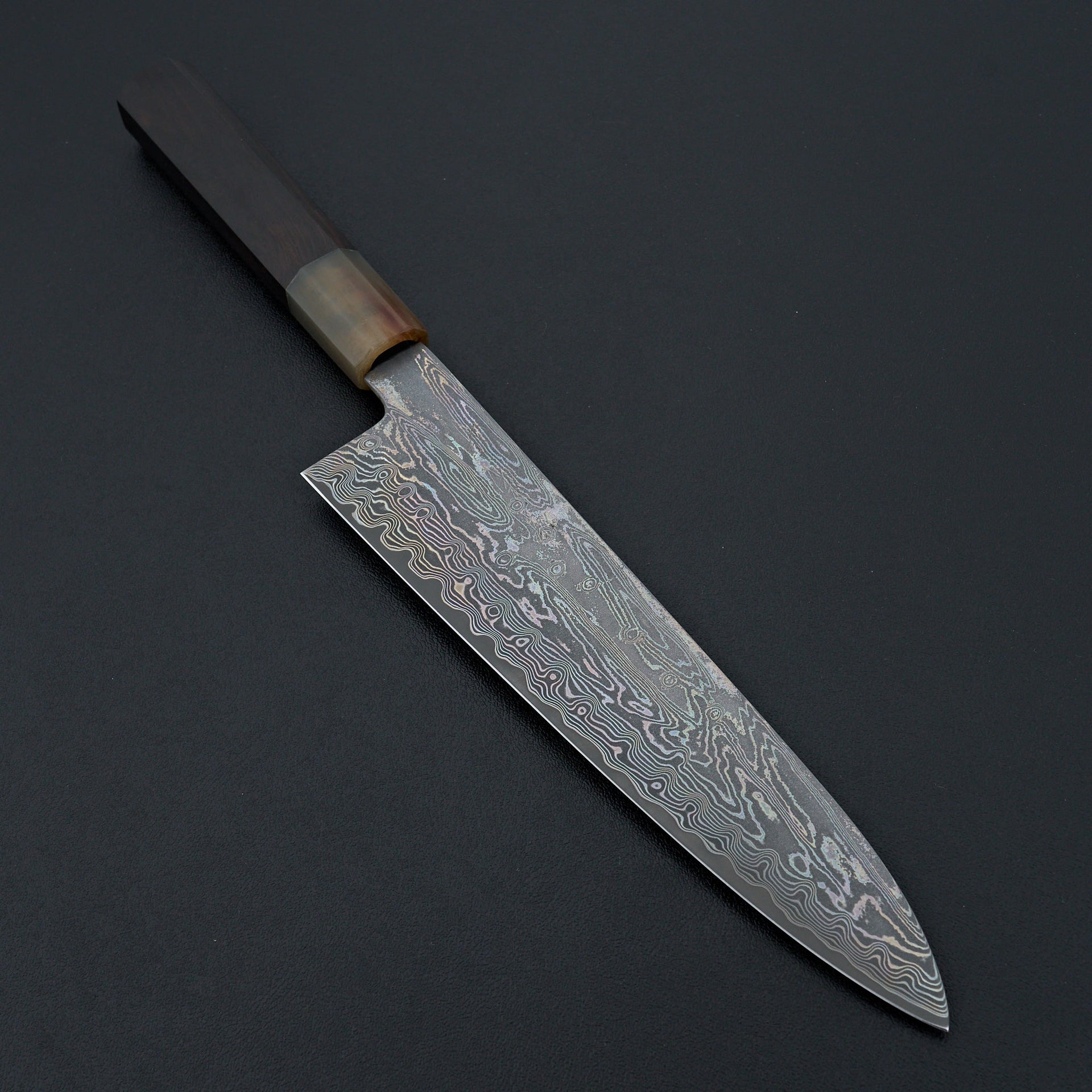 Sakai Kikumori SPG STRIX Damascus Gyuto 210mm-Knife-Sakai Kikumori-Carbon Knife Co