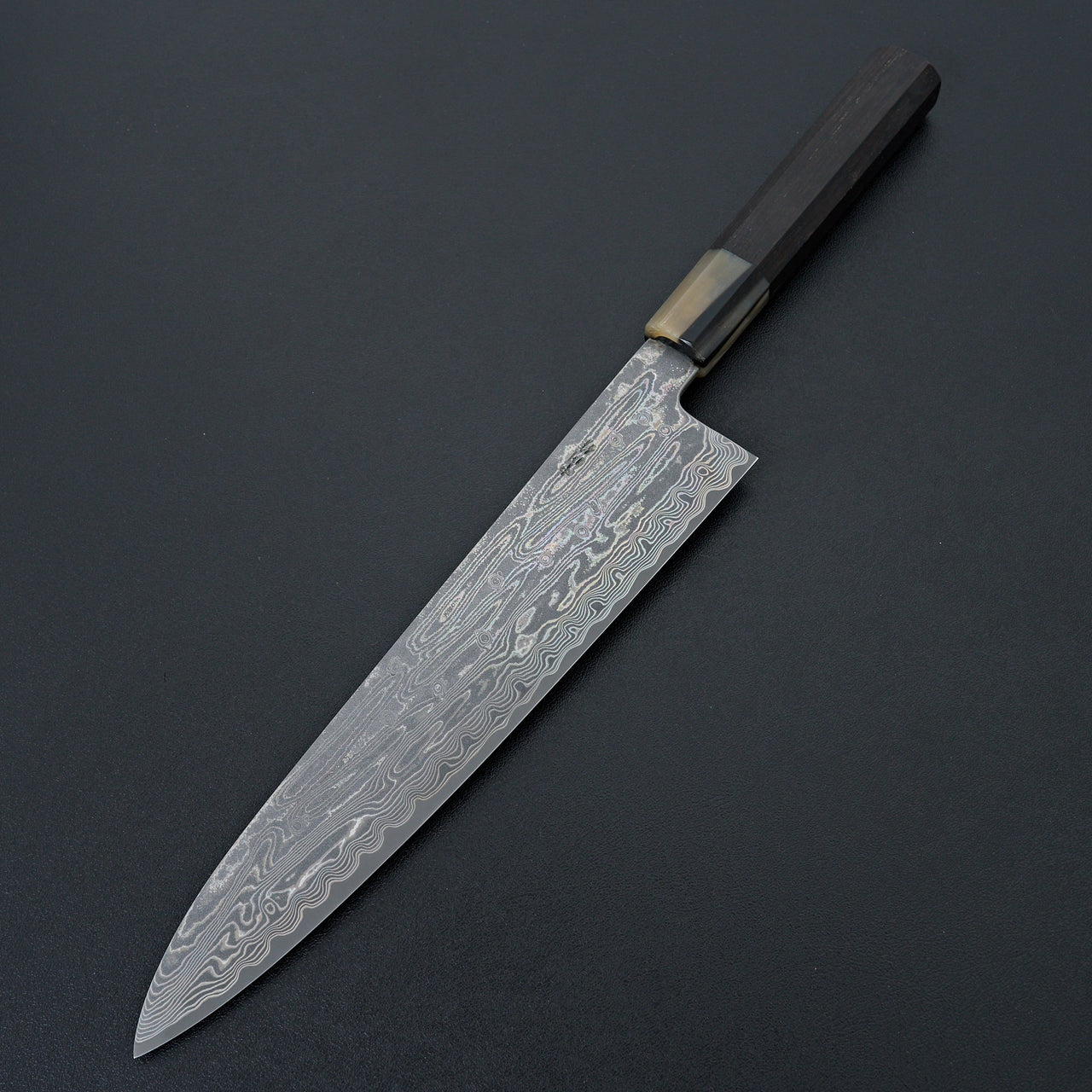 Sakai Kikumori SPG STRIX Damascus Gyuto 240mm-Knife-Sakai Kikumori-Carbon Knife Co