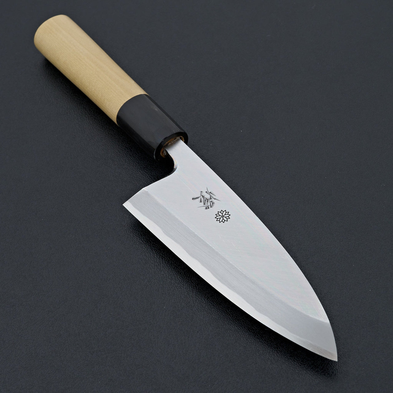 Sakai Kikumori Tomoshibi White #2 Deba 120mm-Knife-Sakai Kikumori-Carbon Knife Co