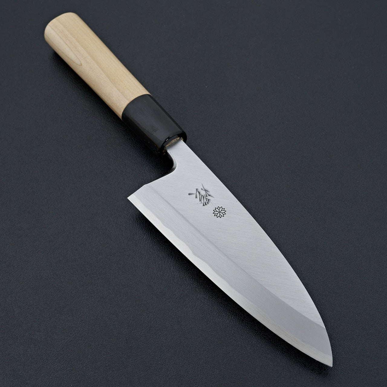 Sakai Kikumori Tomoshibi White #2 Deba 135mm-Knife-Sakai Kikumori-Carbon Knife Co