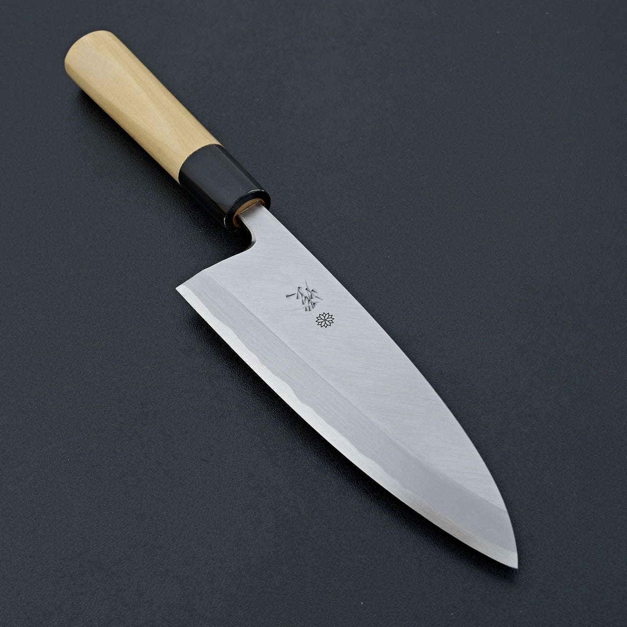 Sakai Kikumori Tomoshibi White #2 Deba 165mm-Knife-Sakai Kikumori-Carbon Knife Co