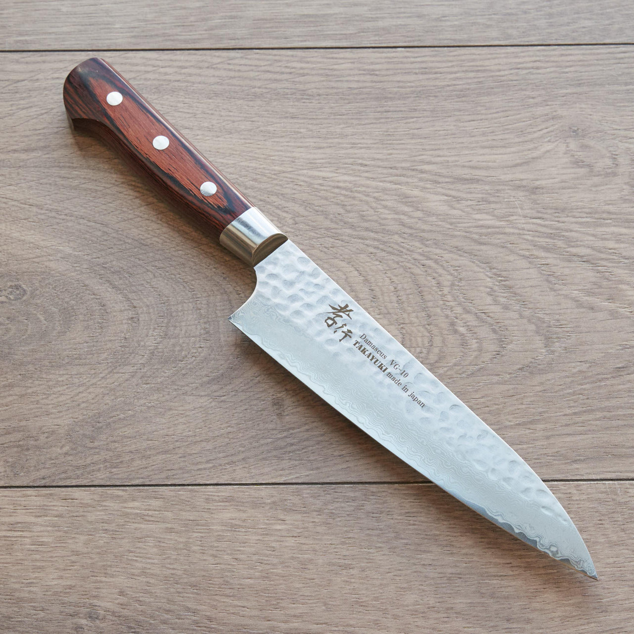Sakai Takayuki 33 Layer Damascus Gyuto 180mm-Knife-Sakai Takayuki-Carbon Knife Co