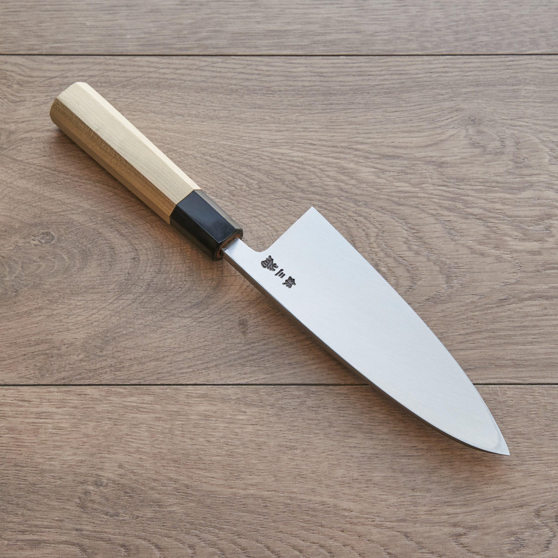 Sakai Takayuki Ginsan Silver #3 Stainless Deba 165mm-Knife-Sakai Takayuki-Carbon Knife Co