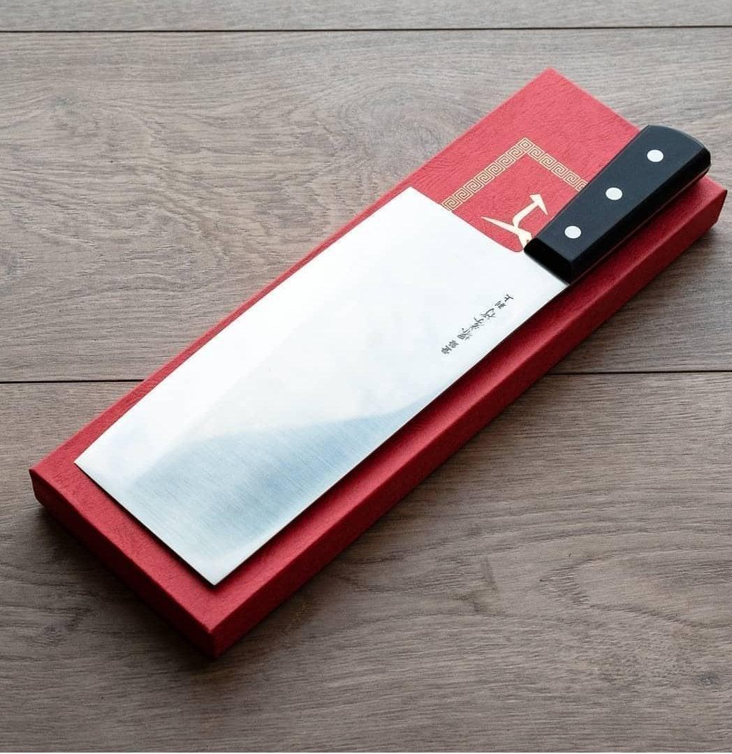 Sakai Takayuki Inox 195mm Chinese Cleaver-Knife-Sakai Takayuki-Carbon Knife Co
