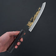 Sakai Takayuki Michiko Kubota "Tiger" Gold Engraved Gyuto 210mm-Knife-Sakai Takayuki-Carbon Knife Co