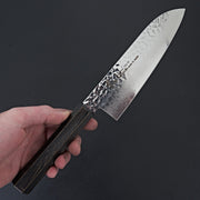 Sakai Takayuki Nanairo Black Lacquer 33 Layer Damascus Santoku 170mm-Knife-Sakai Takayuki-Carbon Knife Co