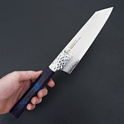 Sakai Takayuki Nanairo Blue Tortoiseshell 33 Layer Damascus Kengata 190mm-Knife-Sakai Takayuki-Carbon Knife Co