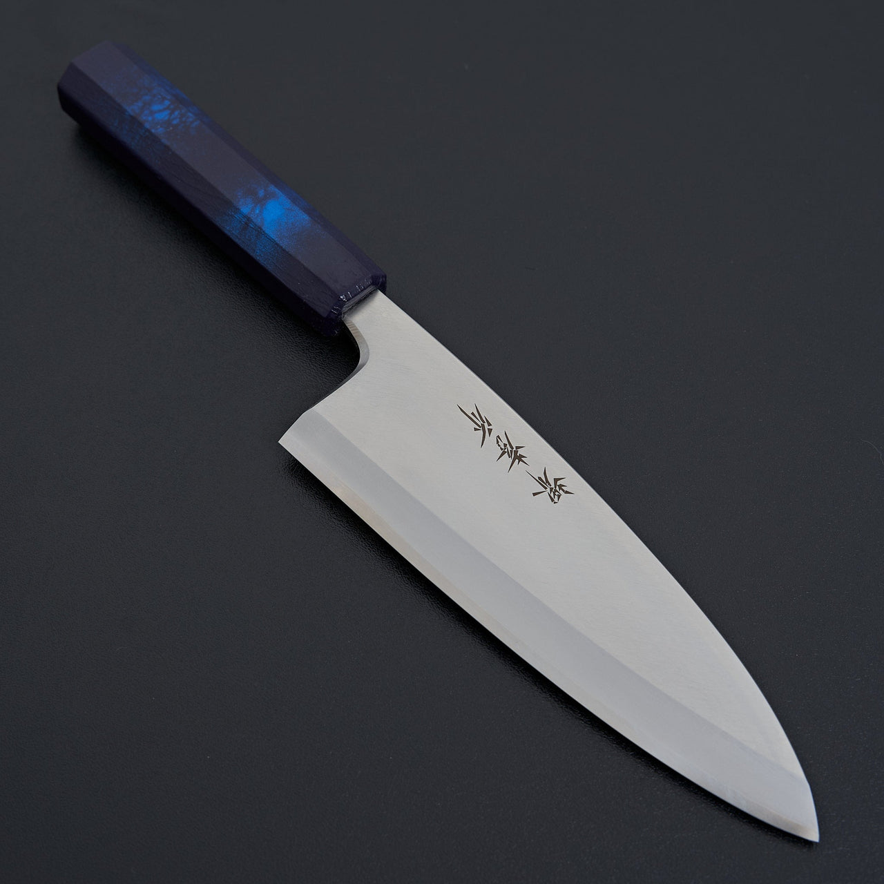 Sakai Takayuki Nanairo Blue Tortoiseshell Deba 180mm-Knife-Sakai Takayuki-Carbon Knife Co