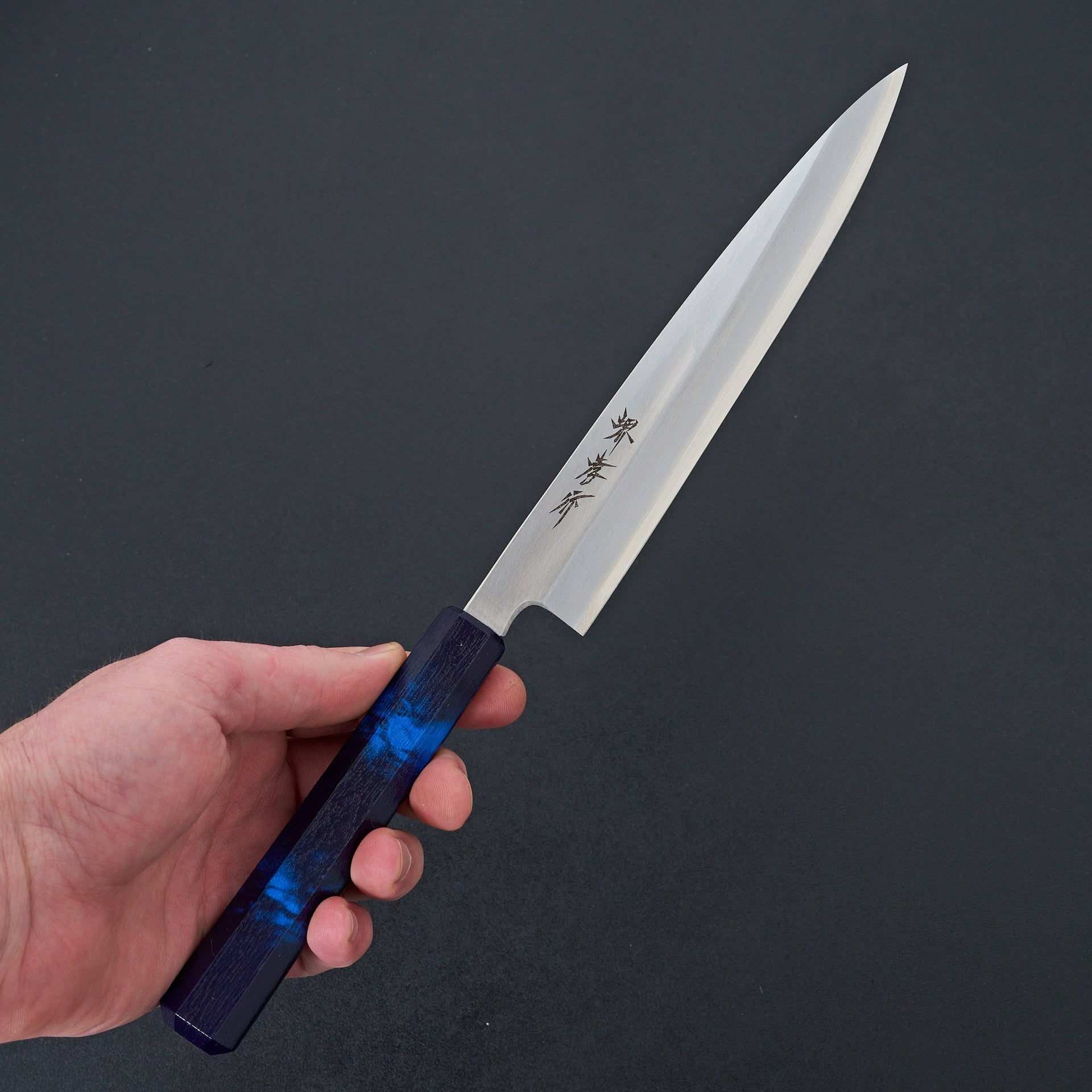 Sakai Takayuki Nanairo Blue Tortoiseshell Yanagiba 210mm-Knife-Sakai Takayuki-Carbon Knife Co