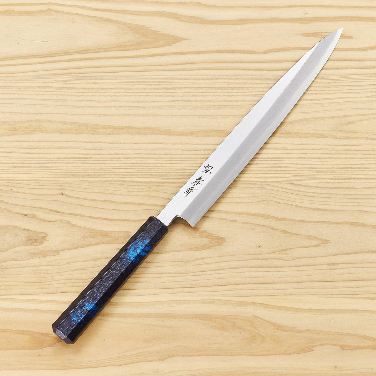 Sakai Takayuki Nanairo Blue Tortoiseshell Yanagiba 270mm-Knife-Sakai Takayuki-Carbon Knife Co