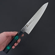 Sakai Takayuki Nanairo Green Tortoiseshell 33 Layer Damascus Gyuto 210mm-Knife-Sakai Takayuki-Carbon Knife Co