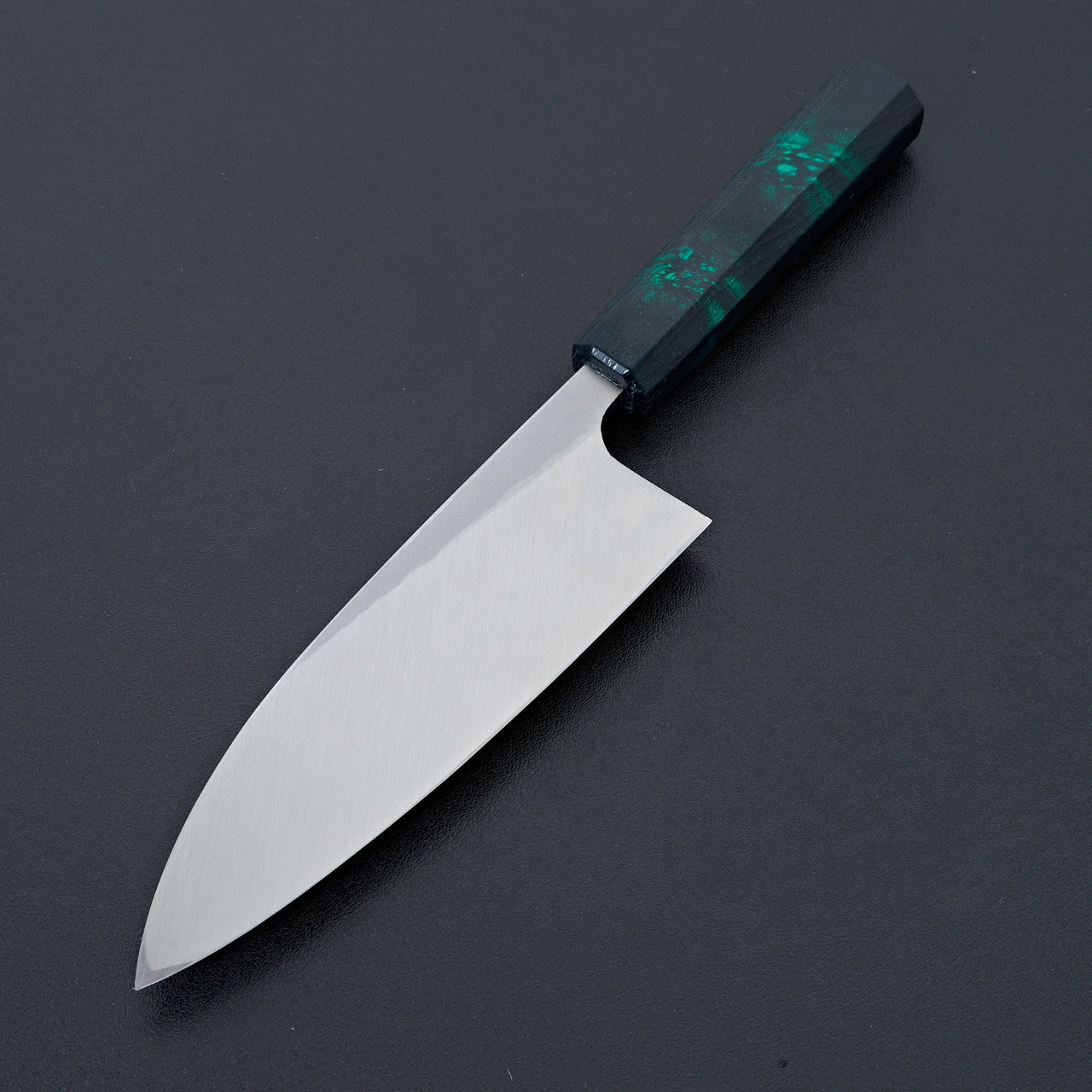 Sakai Takayuki Nanairo Green Tortoiseshell Deba 165mm-Knife-Sakai Takayuki-Carbon Knife Co