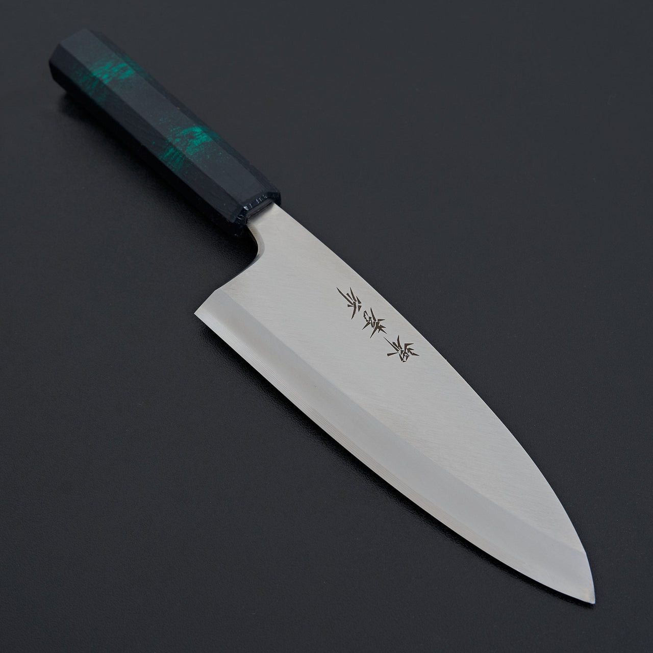 Sakai Takayuki Nanairo Green Tortoiseshell Deba 180mm-Knife-Sakai Takayuki-Carbon Knife Co