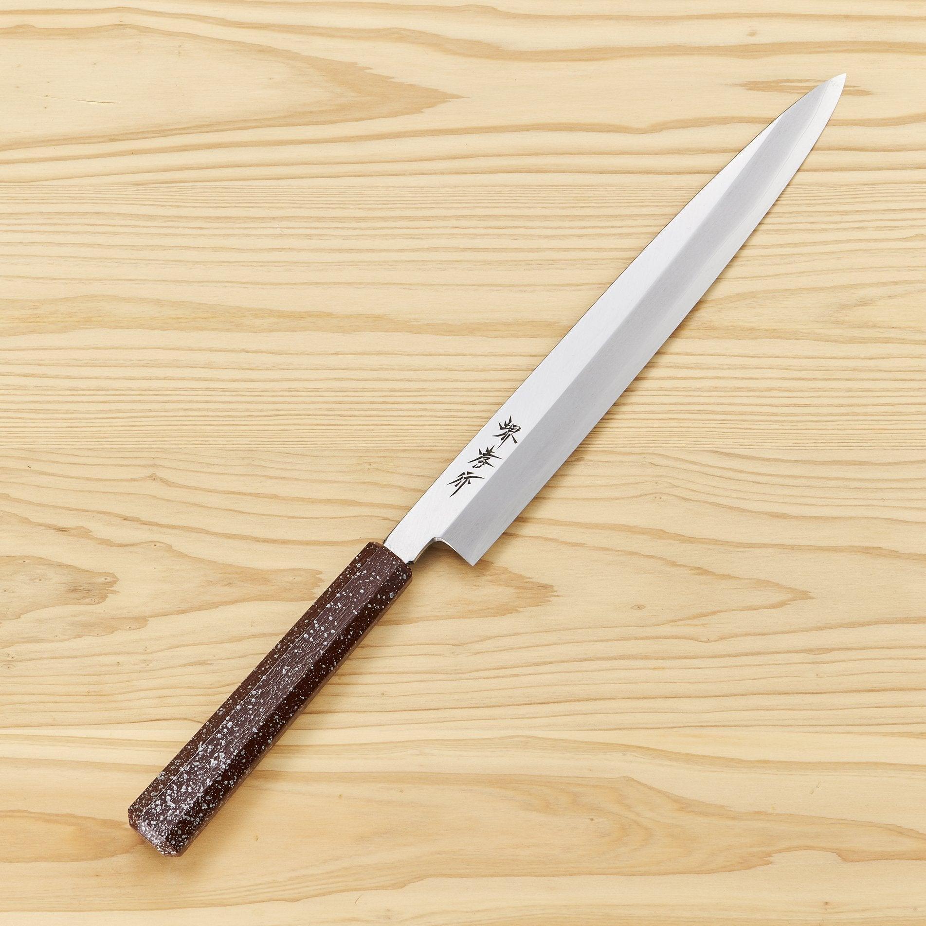 Sakai Takayuki Nanairo Maroon Yanagiba 240mm-Knife-Sakai Takayuki-Carbon Knife Co