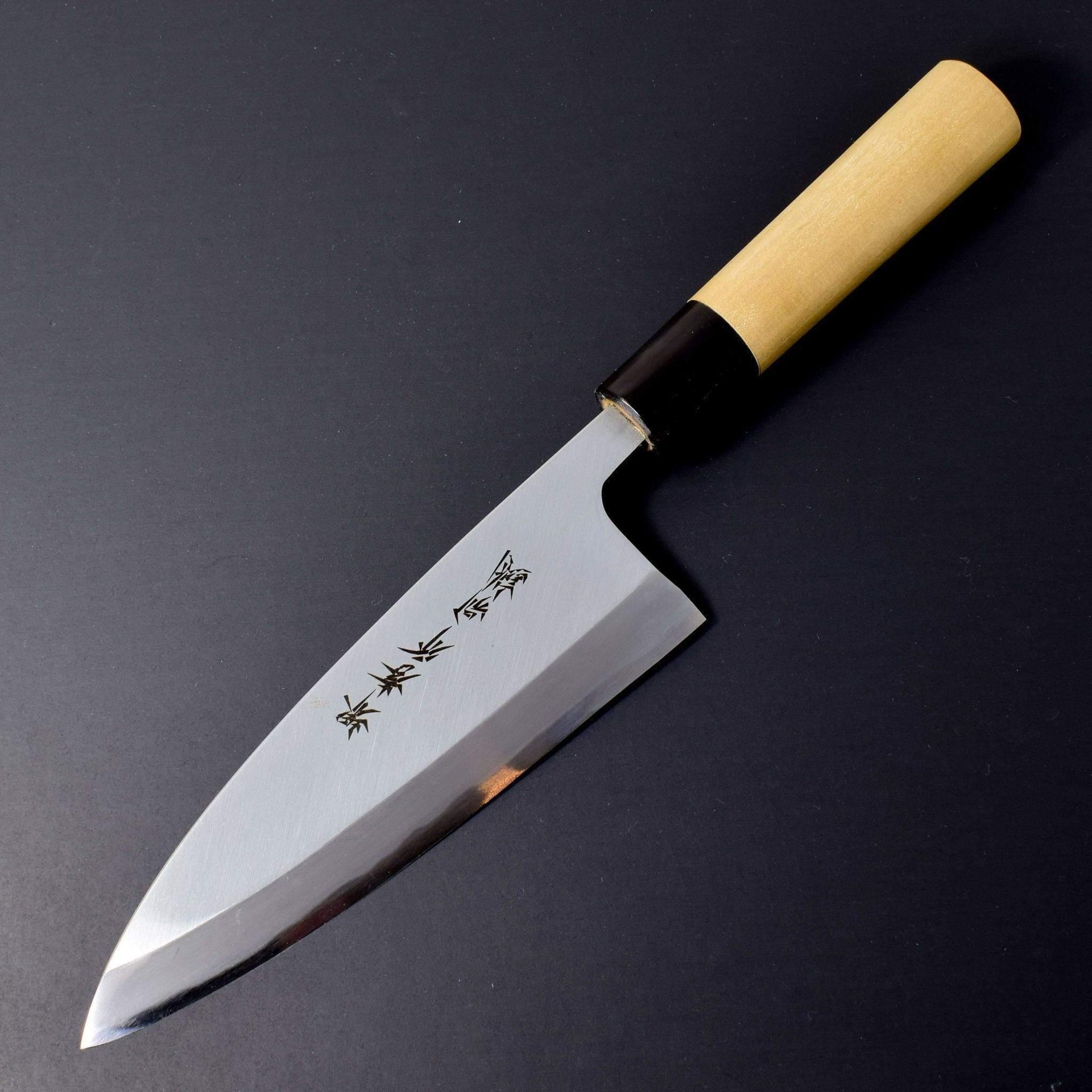 Sakai Takayuki Tokujou-Knife-Sakai Takayuki-LEFT Deba 180mm-Carbon Knife Co