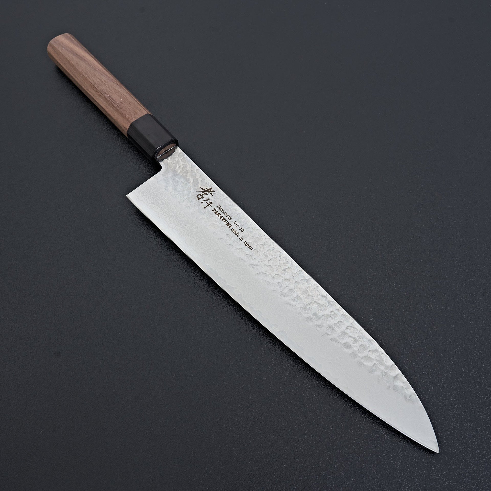 Sakai Takayuki Walnut 33 Layer Damascus Gyuto 240mm-Knife-Sakai Takayuki-Carbon Knife Co
