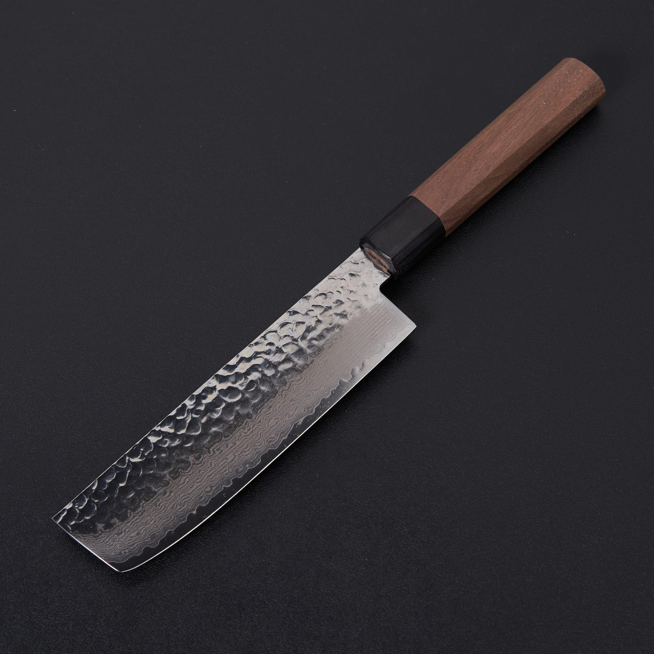 Sakai Takayuki Walnut 33 Layer Damascus Nakiri 160mm-Knife-Sakai Takayuki-Carbon Knife Co