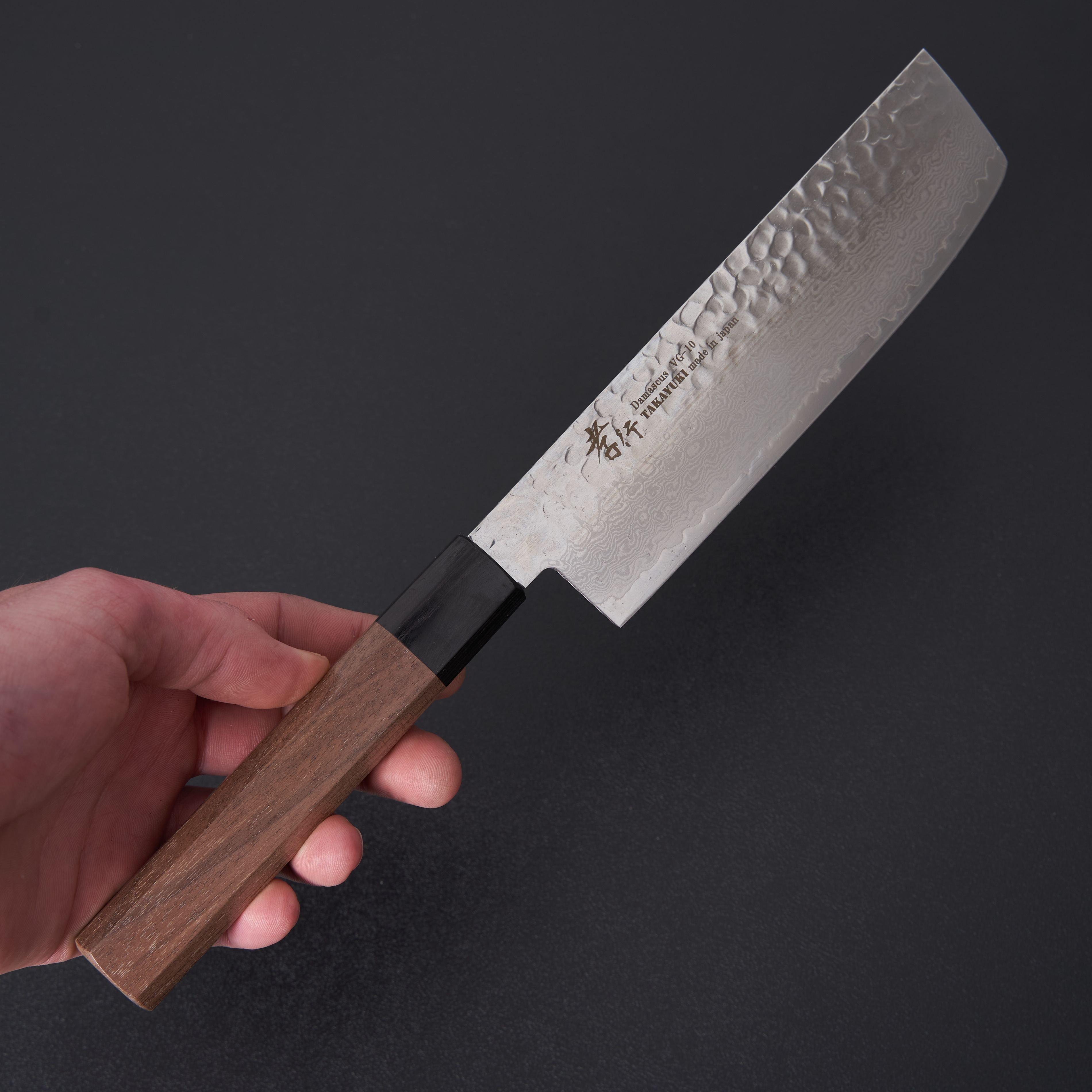 Sakai Takayuki Damascus Nakiri - Thumbnail 3