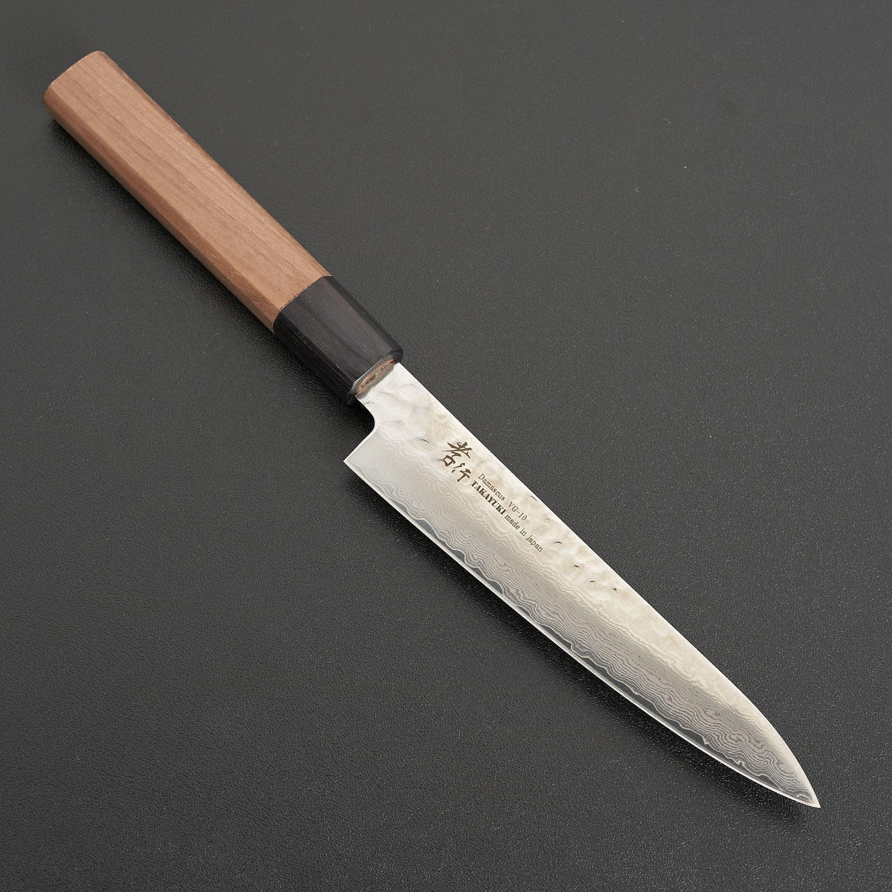 Sakai Takayuki Walnut 33 Layer Damascus Petty 150mm-Knife-Sakai Takayuki-Carbon Knife Co
